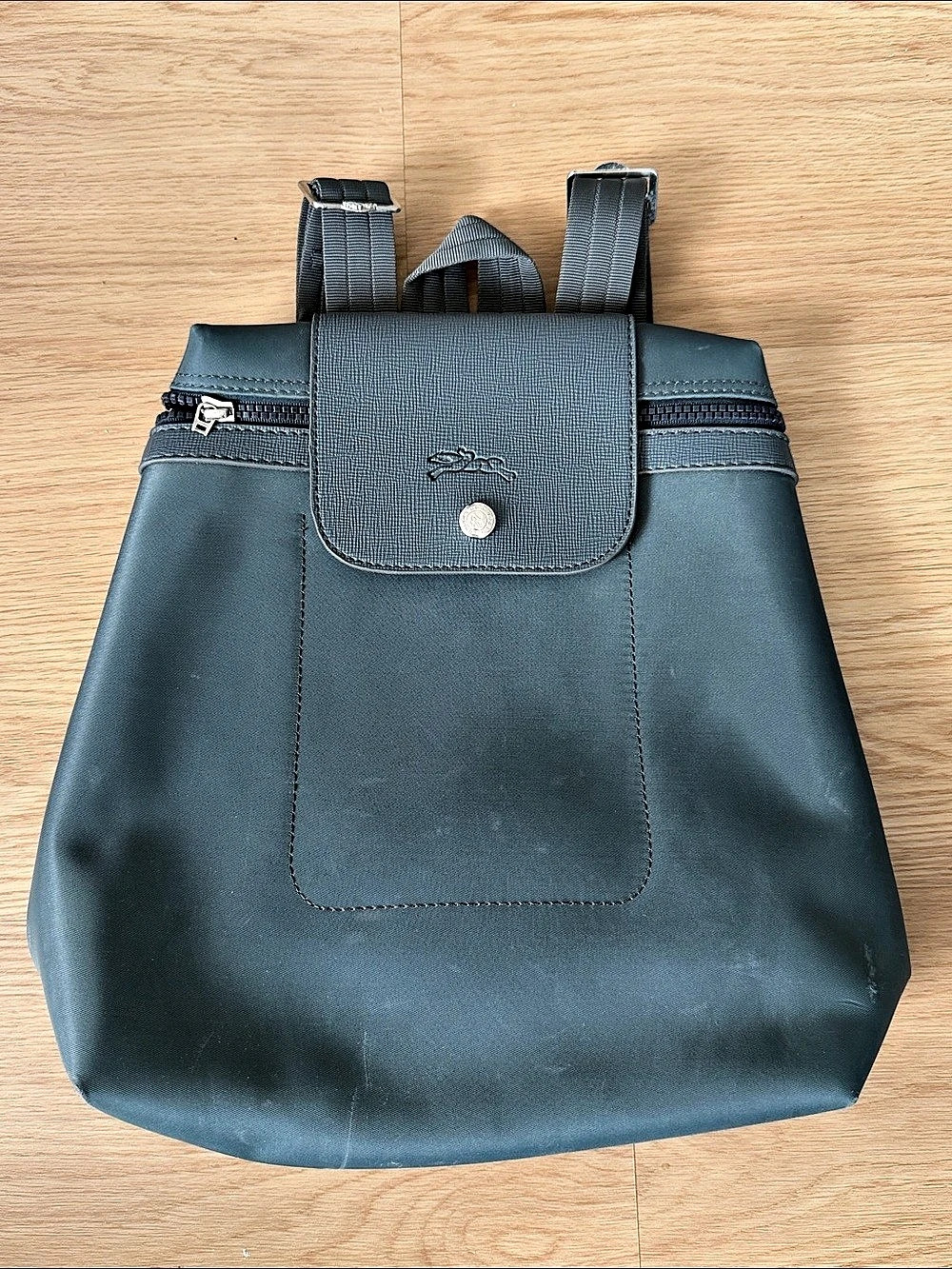 Longchamp Le Pliage Energy Backpack in gray